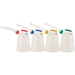 Draper 09181 Coloured Caps Plastic Jug Set, 5L (4 Piece) - 09181