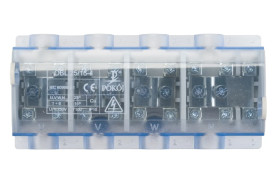 Odgałęźnik instalacyjny 4P OBL 25/16-4 4x25mm2/10x16mm2 szaro-niebieski A13-6148