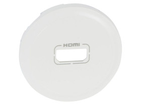 CELIANE Plakietka do gniazd hdmi biała 068216 LEGRAND