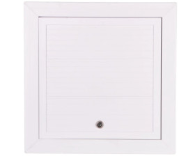 Maskownica komorowa PCV 400x400mm biała MKOM36