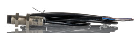 Czujnik zbliżeniowy M12 Indukcyjny 8 mm RS PRO Niewpuszczany 10 → 30 V dc długość 44mm Gwintowany