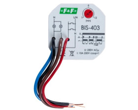 Przekaźnik impulsowy z wyłącznikiem czasowym 10A 230V AC 2Z BIS-403