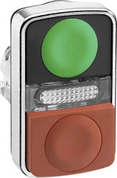 Schneider Electric ZB4BW7L3740 ZB4BW7L3740 Element czołowy dla przycisku podświetlanego resetowalny (Ø) 22 mm nieoznakow