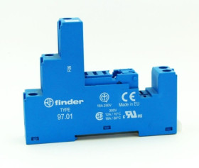 97.01SPA podstawka przekaźnika seria 46.61, szyna DIN, zaciski śrubowe