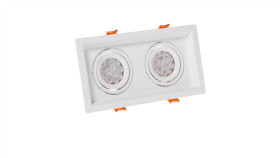 Mdd Mini Due Gu10 X 2 Gu10 250V Ip20 110X210x40mm Biały