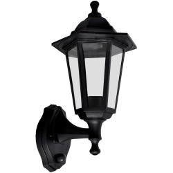 Meridian Lighting LP60BPIR Six Panel Lantern with PIR 60W