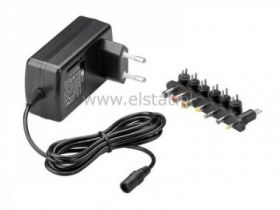 Zasilacz wielozakr. 9-24V 1,5A + końcówki 36W