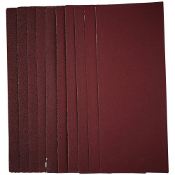 Draper 55753 1/3 Sanding Sheets, 93 x 230mm, Assorted Grit (Pack of 10)