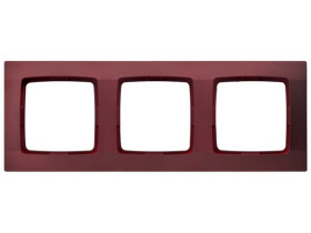 KARO Ramka 3 potrójna burgund R-3S/58 OSPEL