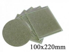 Płytka punkty lutownicze, FR4; 10x22cm gr.1.5mm