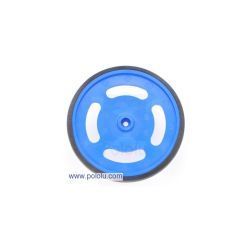 Pololu 229 - 2-5/8&quot; plastic Blue wheel Futaba servo hub