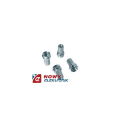 Wtyk F RG6 Antenowy, Dł. 18mm