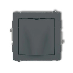 DECO Mechanizm wypustu kablowego grafitowy mat 28DWPK