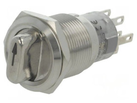 Przełącznik obrotowy Poz: 3 DP4T 0,5A220VAC 1A24VDC 50m LAS1-AGQ-22X/31/R/24V/S