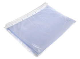 Plastikowa teczka na dokumenty, rozmiar: A4, Przezroczysty