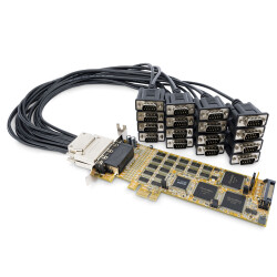 StarTech.com PEX16S550LP StarTech.com PCI Express Serial Card - 16 DB9