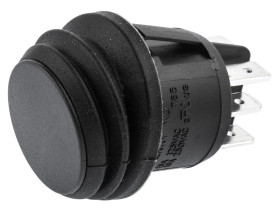 Przełącznik kołyskowy Wł.-wł. Nie 16 A DPDT Czarny IP56 ZF