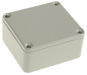 Obudowa Aluminium odlewane szerokość zew. 54,9 mm długość zew. 60 mm wys. zew. 30 mm RS PRO Szary