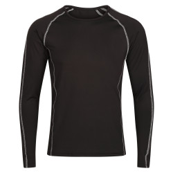Regatta Men's LS Base Layer Top Black