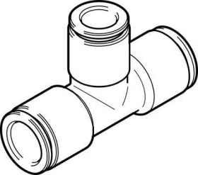 Złącze FESTO NPQH-T-Q10-Q8-P10 Gwint zewnętrzny: 10 mm 1 szt.