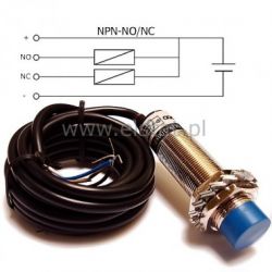 Czujnik pojem. CM18-3008NC ( NC+ NO NPN)
