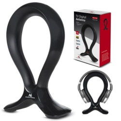 Antena TV DVB-T2 HEVC wewnętrzna Maclean MCTV-920 LTE - max poziom wyjściowy 100dBµV, stojak na słuchawki MCTV-920