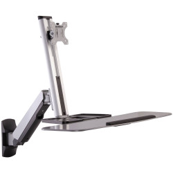 SpeaKa Professional SP-10239120 SP-MM-705 Monitor Wall Mount Silver Adjustable