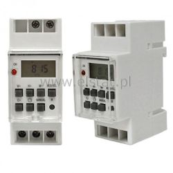 Programator czasowy 7-dn. cyfrowy TS-GE2 na DIN