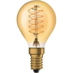 Żarówka Dekoracyjna LED E14 P45 3,4W = 25W 250lm 2200K Ciepła 320 Filament Ściemnialna OSRAM Vintage 1906