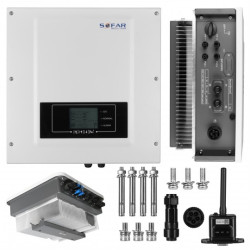 Inwerter solarny On-Grid z regulatorem 2xMPPT 3-fazowy falownik sieciowy 6,0kW SOFAR 6.6KTLX-G3