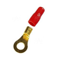 Konektor oczkowy M8 złoty MRS 8GA czerwony /na kabel 10mm2