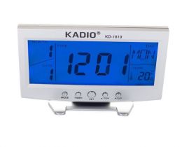 ZEGAR BIURKOWY BUDZIK TERMOMETR LCD DATA