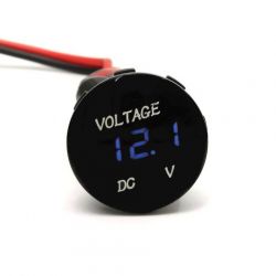 WOLTOMIERZ LED 3V-30V NIEBIESKI OKRAGLY