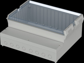 41250109 Housing, 251 x 217 x 132/70 mm