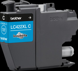 LC422XLC Brother LC422XL cyan ink, original