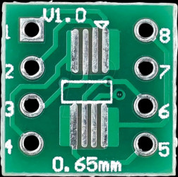 SMA-SOP8 Developer boards - SMD Breakout Adapter, SOP8 / SSOP8 / TSSOP8
