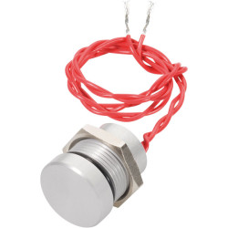 APEM PBAR2AF6000 22mm IP69K Vandal Resistant Piezo Switch SPST Off-On
