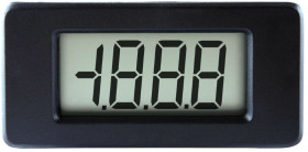 Woltomierz cyfrowy V125 DC LCD wycięcie: 45 mm wycięcie: 21.5 mm Lascar ±3 % 3-cyfr