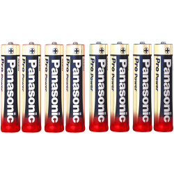 Panasonic 136005 AAA Battery 1.5V Alkali-manganese Pro Power 4&#x2B;4