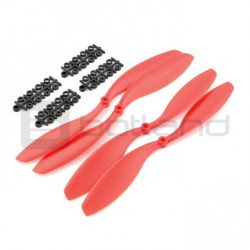 Śmigła SF Props 12x4,5 - 4szt. czerwone