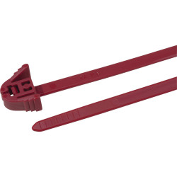 HellermannTyton 115-00043 Rez series Cable Tie red 100pcs reusable