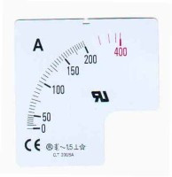 MIER-SKALA200/5/72 Skala do miernika 72x72mm, 5AVAC - pomiar pośredni do 200AAC