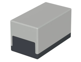 PS enclosure, (L x W x H) 120 x 65 x 65 mm, light gray/graphite gray, IP40, 05435000
