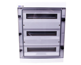 Rozdzielnica hermetyczna modułowa (500V AC ,1000V DC) 3x18 natynkowa RH-54/3 36.154