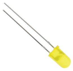Yellow 5mm LED Diffused 200mcd 40°