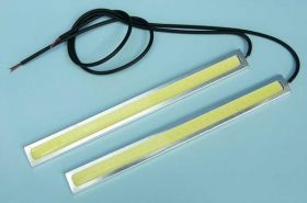 DRL-L1 COB WC SILVER 12V 17cm 2szt=KPL