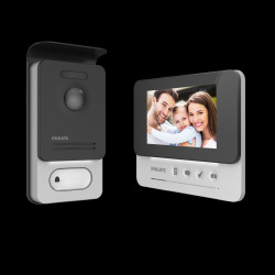 Philips WelcomeEye Compact. Zestaw wideodomofonowy. bezsłuchawkowy. kolor. LCD 4.3". menu OSD. sterowanie bramą 531104