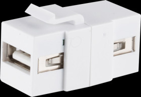 BS08-10043 Keystone USB 2.0 A female &gt; female
