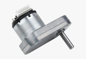 Silnik DC 12V z przekładnią metalową 240RPM wałkiem wyjściowym nastawnym typy L i magnetycznym enkoderem Halla