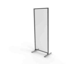 Free standing PPE screen with double sid